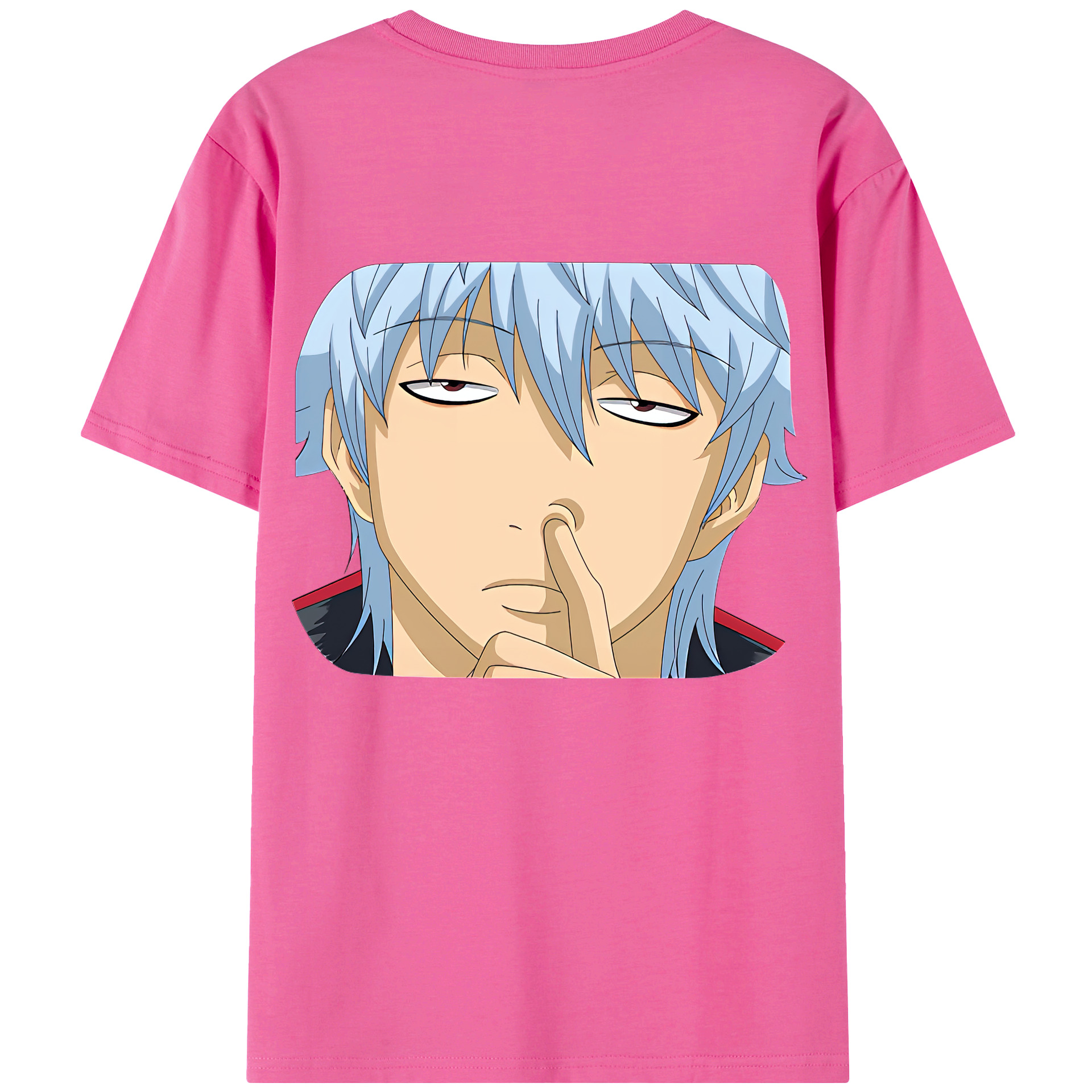 （画像用） ぎんたま 坂田銀時（さかたぎんとき） 神楽 志村新八（しむら しんぱち） GINTAMA Sakata Gintoki Kagura Shimura Shinpachi レディース半袖Tシャツ(バックプリント)